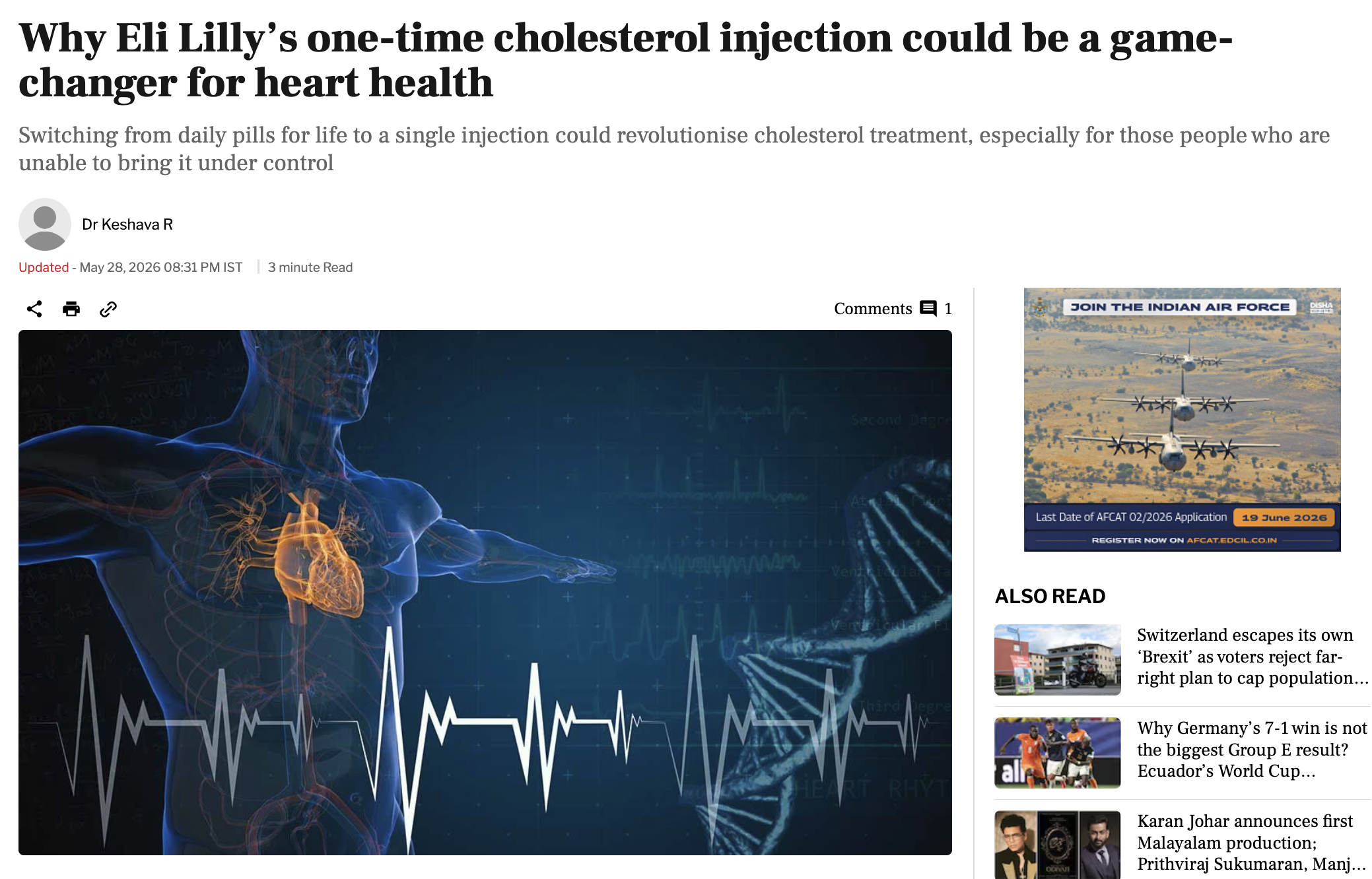 Why Eli Lilly’s one-time cholesterol injection could be a game-changer for heart health